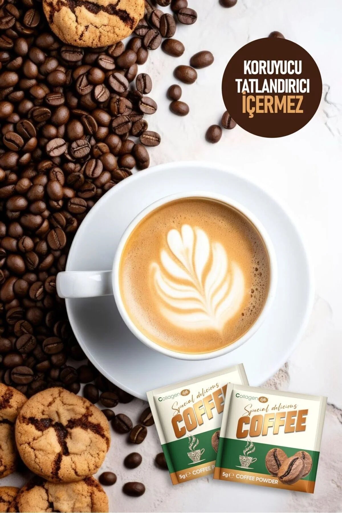 Collagen Life Special Delicious Coffee met Collageen, Cichorei & Zwarte Komijn | 20 Sachets | 100 g
