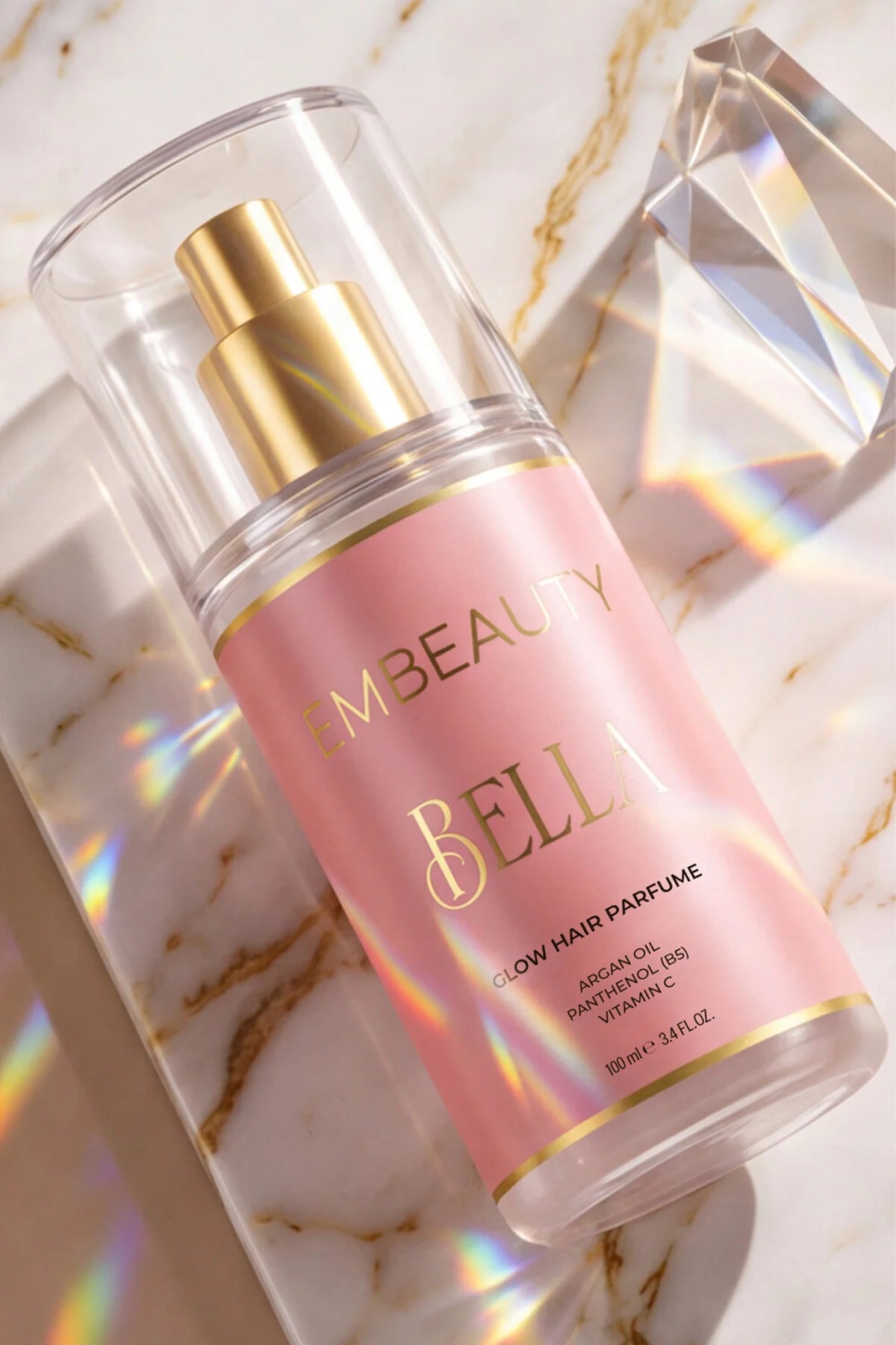Embeauty Bella Glow Haarparfum – Met Arganolie, Panthenol B5, Vitamine C & Keratine – 100 ml