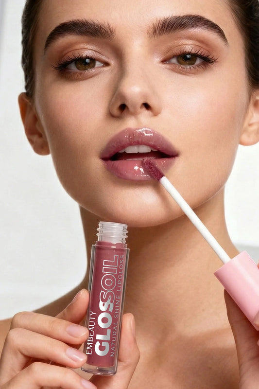 Embeauty Gloss Oil Lip Gloss 05 Velvet Cherry – Natural Shine – Donkerrode Kersen Lipgloss