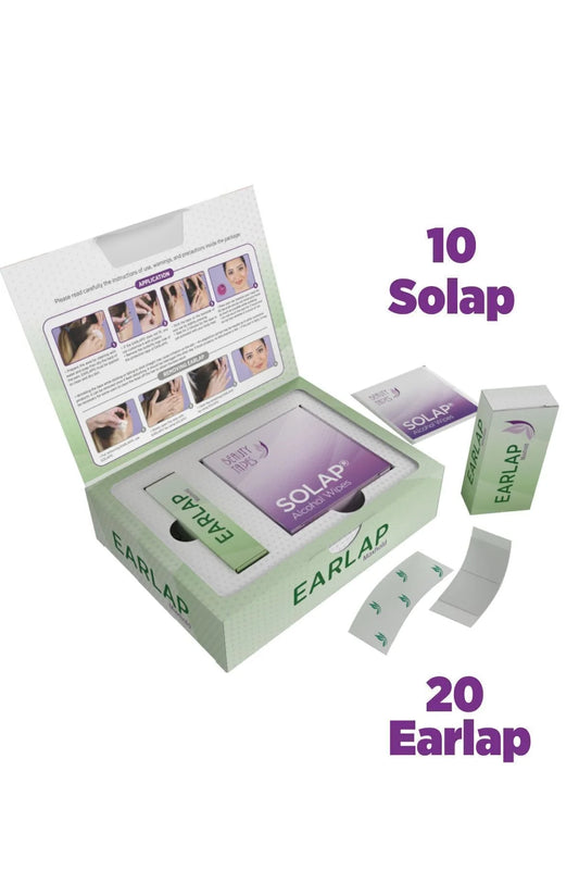 Earlap MAXHOLD Cosmetische Oorcorrector - Lost Groot Oorprobleem Op - Esthetische Correctoren voor Prominente Oren - Afstaande Oorcorrectoren, Zonder Operatie Bevat 20 Correctoren