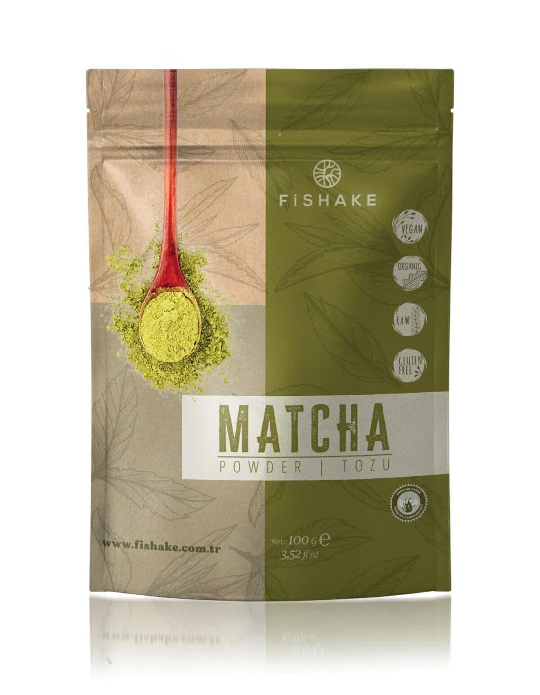 Fishake Detox Tea - 30 Dagen Kuur - Matcha & Ginseng Kruidenmix - 100% Natuurlijke Detox Thee - Lichte zoete detoxsmaak - 150g