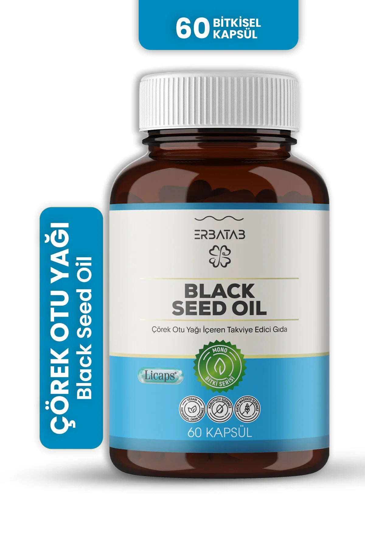 Erbatab Black Seed Oil Capsules 60 Softgels