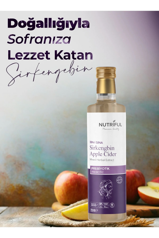 Nutriful Ibn-i Sina Sirkengebin Appelciderazijn – 250 ml