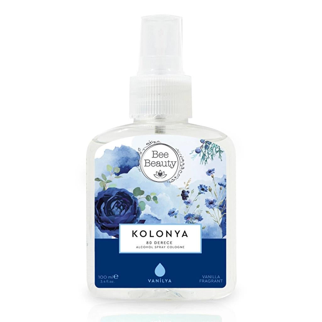 Bee Beauty Vanille Geur (Vanilya Kolonya) Spray Cologne - Bloem aroma - 100 ml