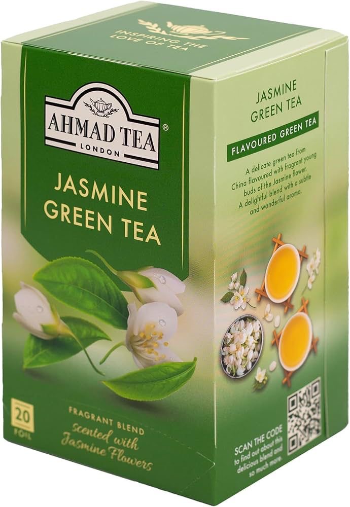 Ahmad Tea London Jasmine Groene thee - 20 Theezakje