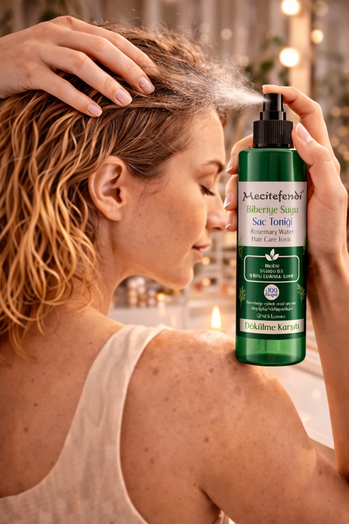 Mecitefendi Rosemary Water Hair Care Tonic 150ml | Biberiye Suyu Saç Toniği Biotin & Vitamin B3