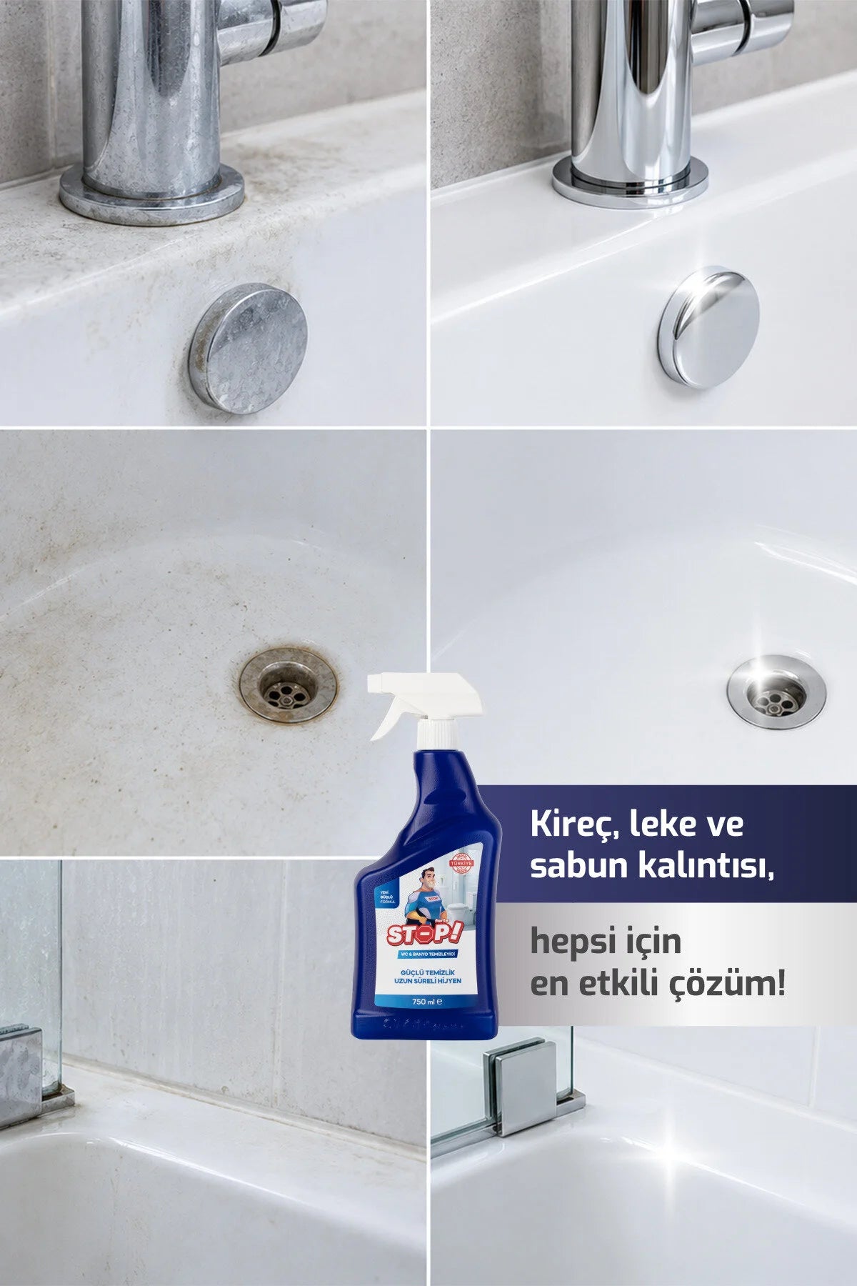 STOP Forte WC & Badkamerreiniger 750 ml