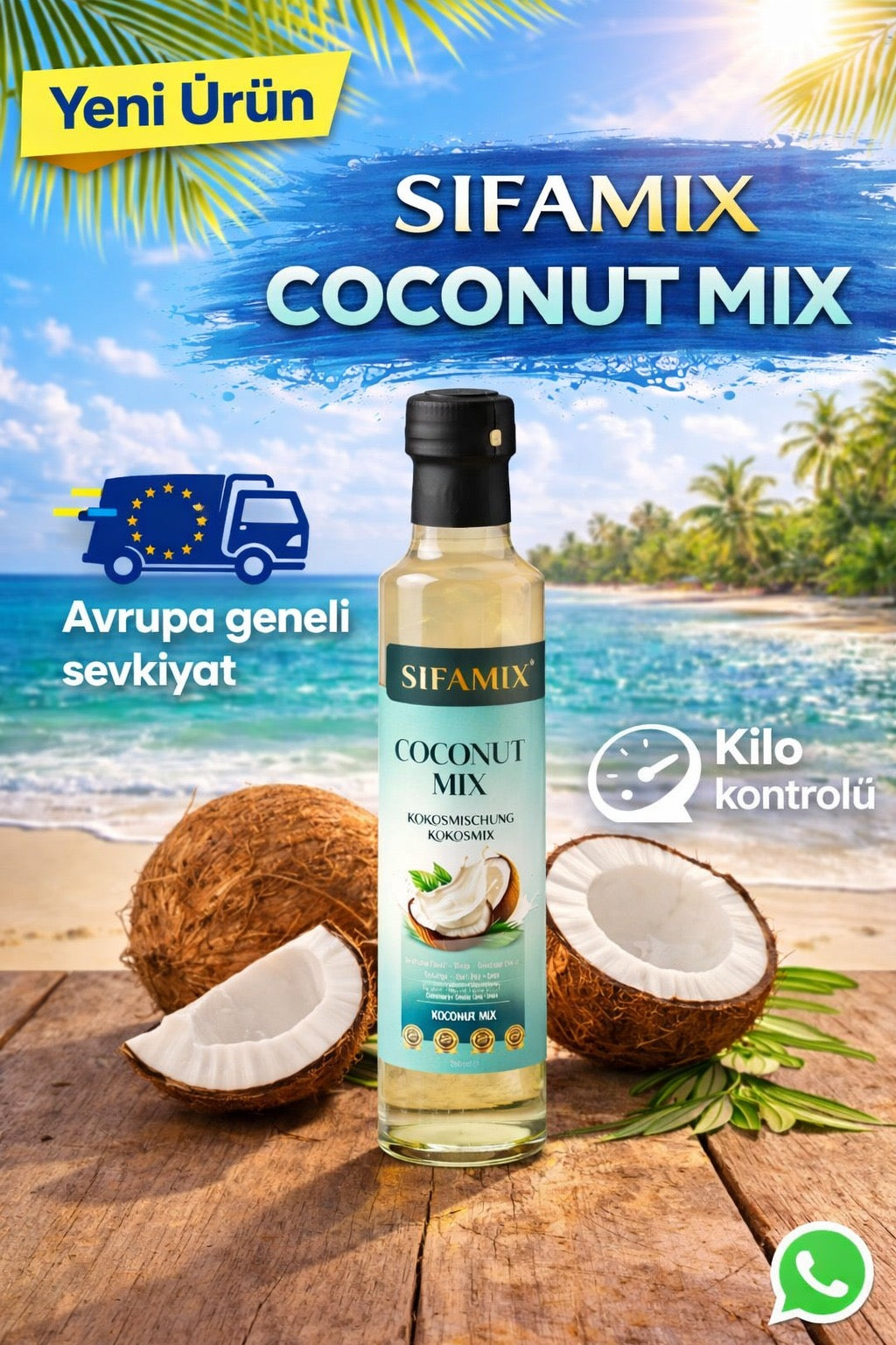 Sifamix Coconut Mix Drank 250 ml – Kokos, Groene Thee & Chia