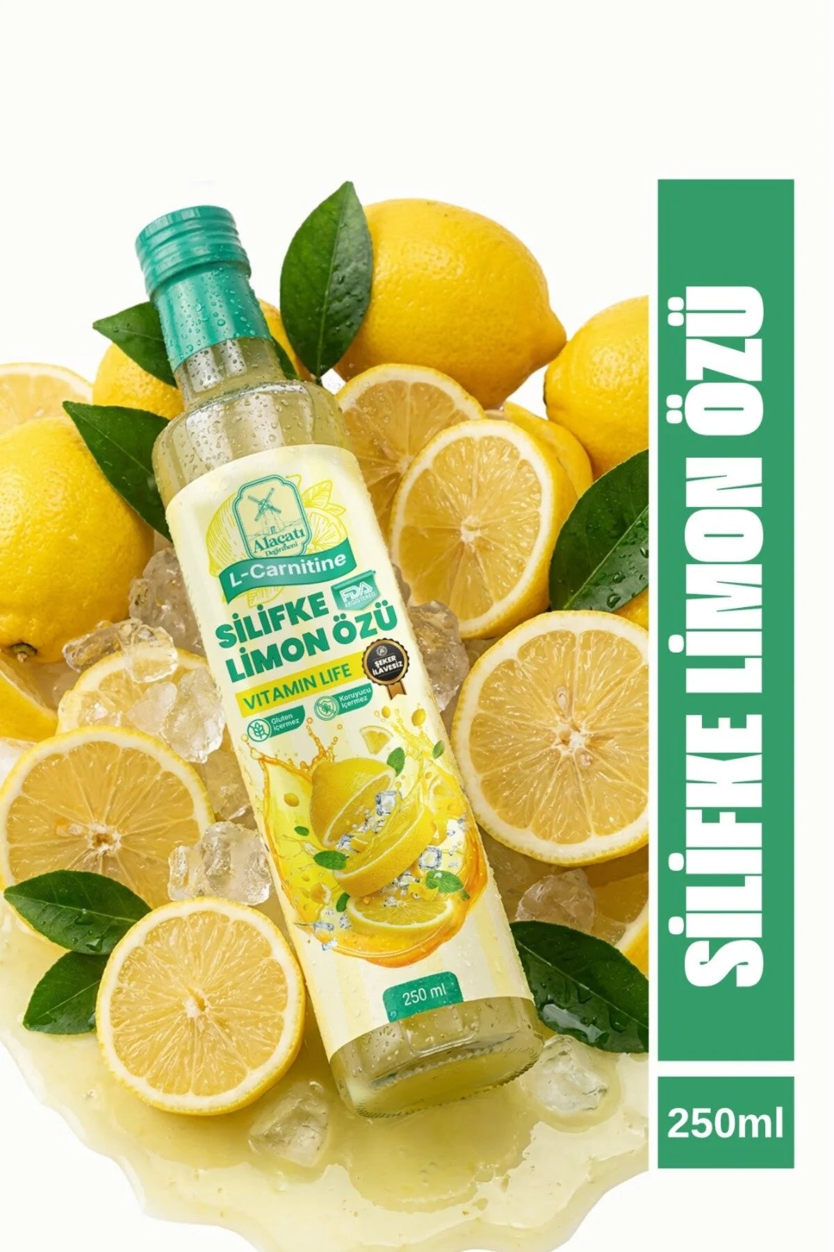 Alaçatı Değirmeni L-Carnitine Silifke Limon Özü 250ml