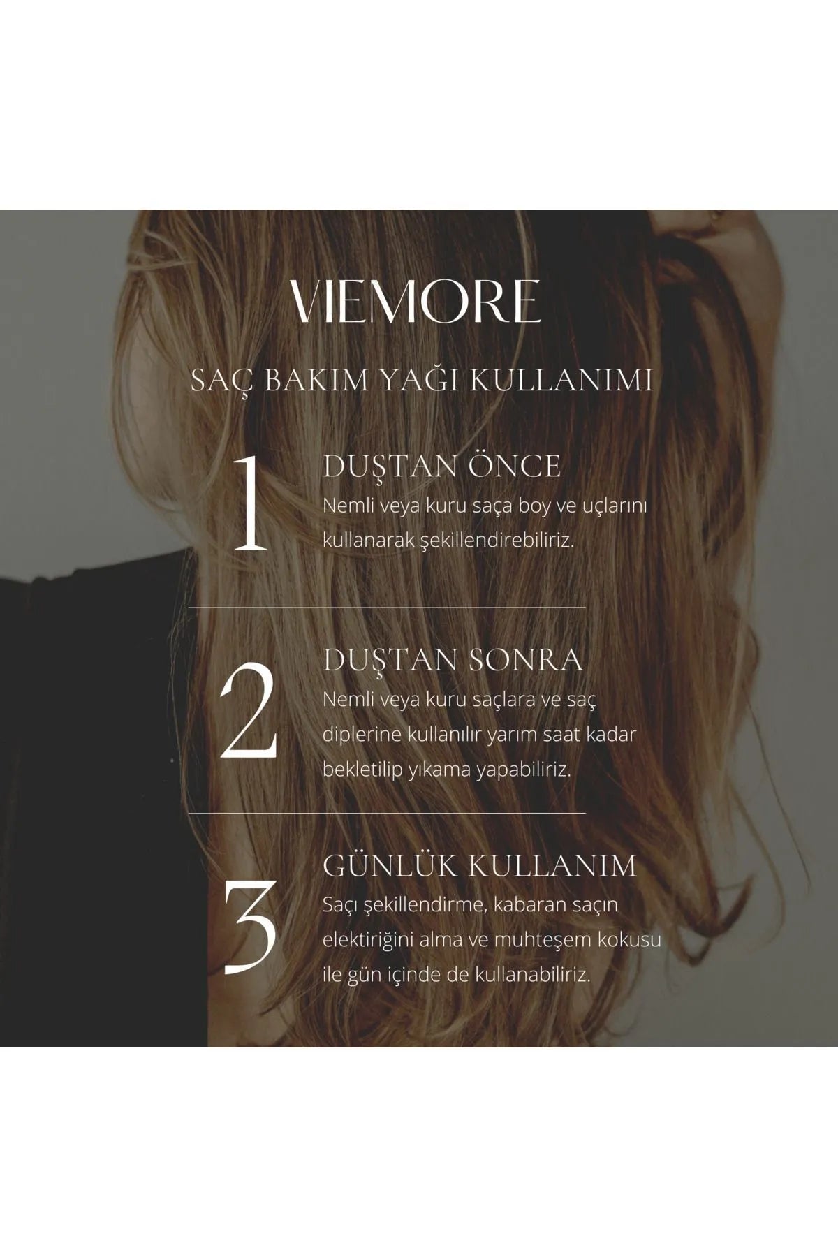 Viemore Wonderbaar Haarserum met 8 Kruidenoliënsynergieën - SaffraanOlie - Avocado - Olijfolie - Katoenolie - Cacao - Mango - Zoete amandel - Soja - Herbal Anti-Loss - Snelgroeiend - Vitaliserend & Veganistisch Haarverzorgingsserum 50 ml bade natural