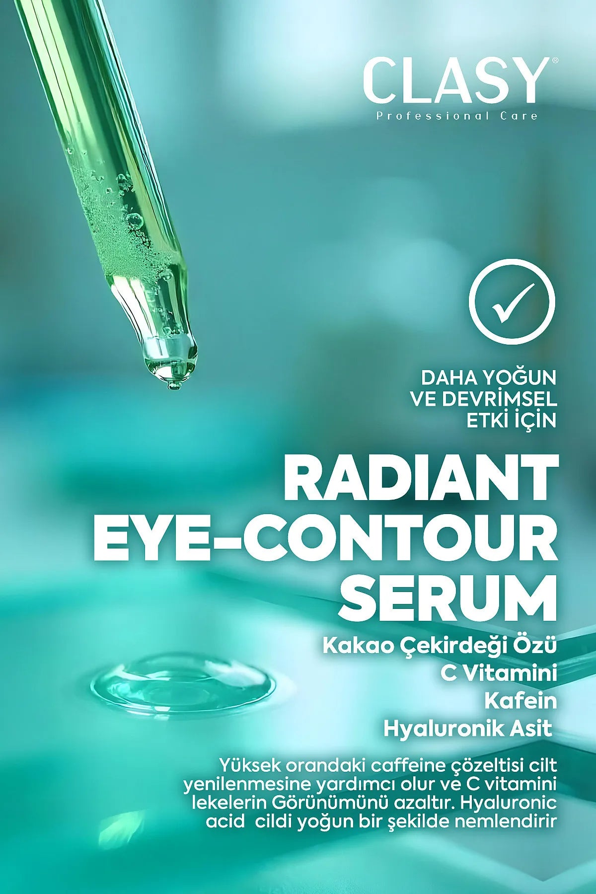 Clasy Care Daily Eye Contour Serum – Gentle Eye Care Formula for Everyday Skincare Routine 50 ml