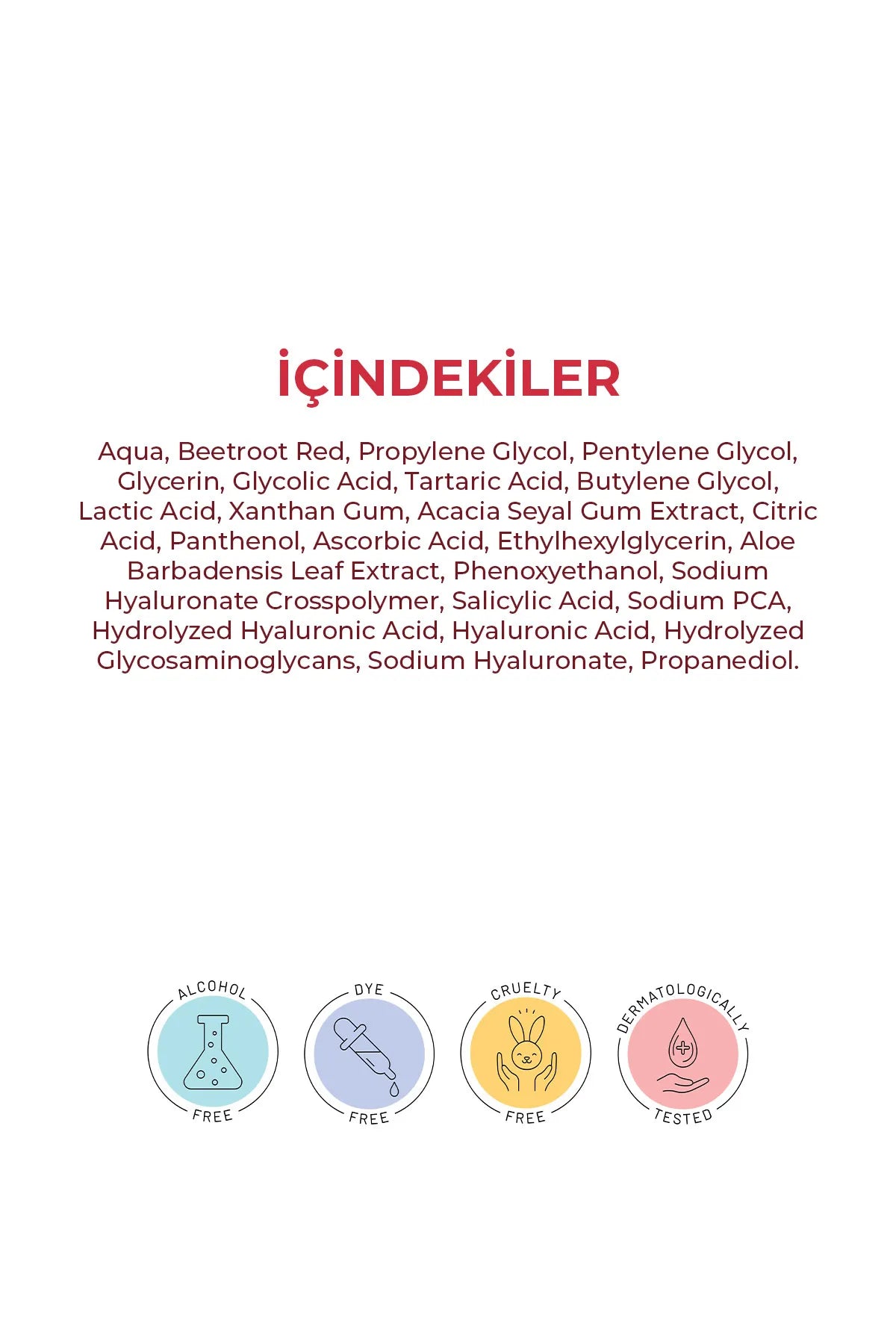 WIWIFY Rood Peeling Serum - Poriënverstrakkende Anti-Acne - Regenererende Botanische Collageen peeling serum - AHA 10% + BHA 2% - Hyaluronzuur - 30 ml