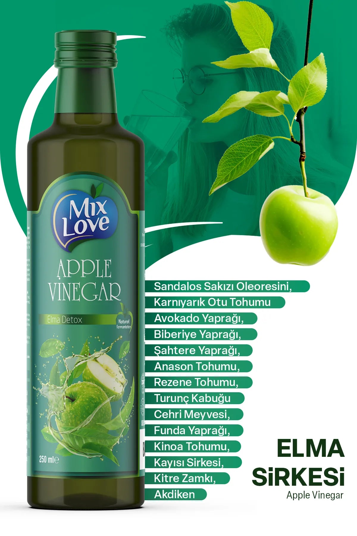 Mixlove Appel Detox Azijn 250ml