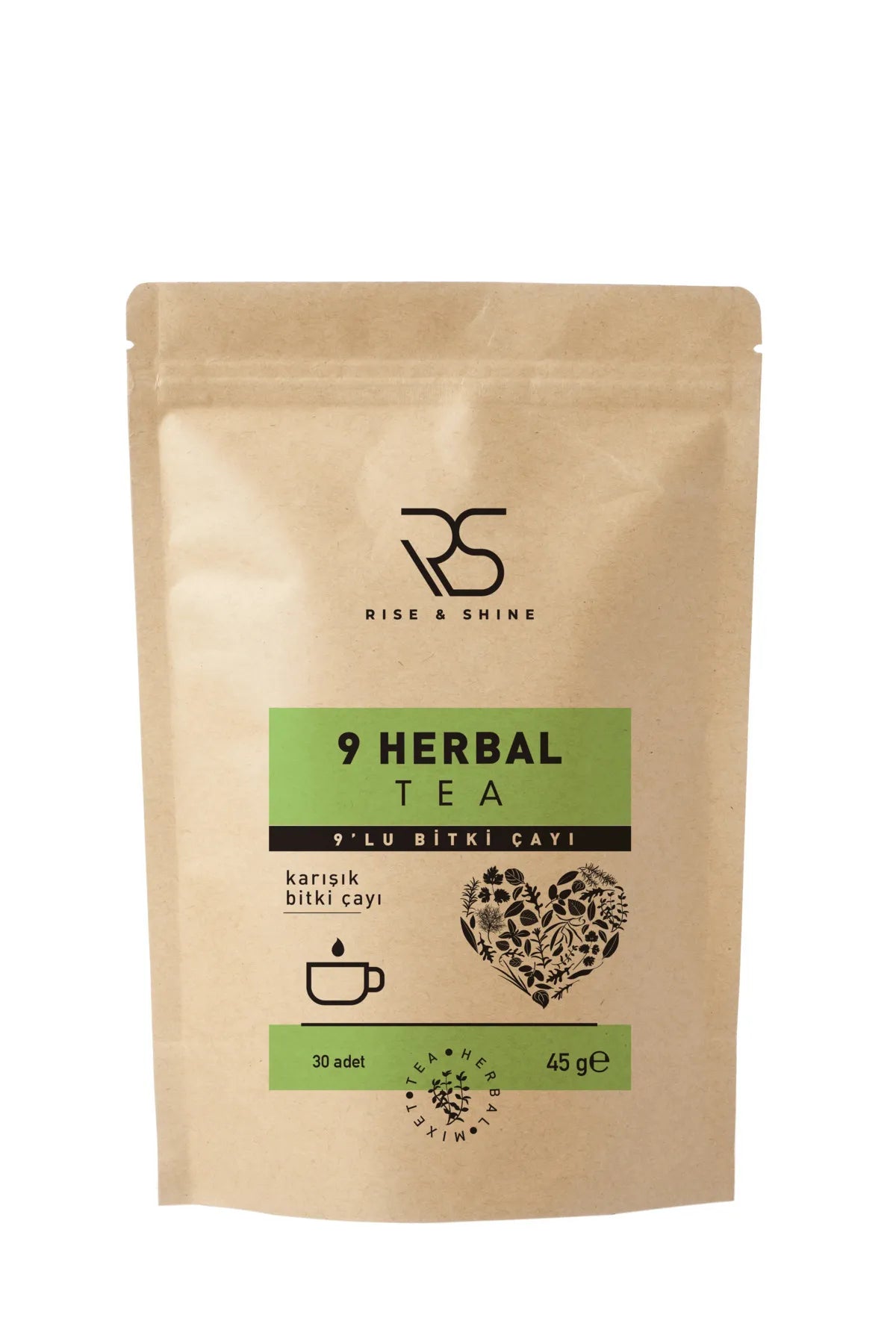 Rise & Shine Thee Detox 9-delige Gemengde Kruidenthee - 30 Zakjes