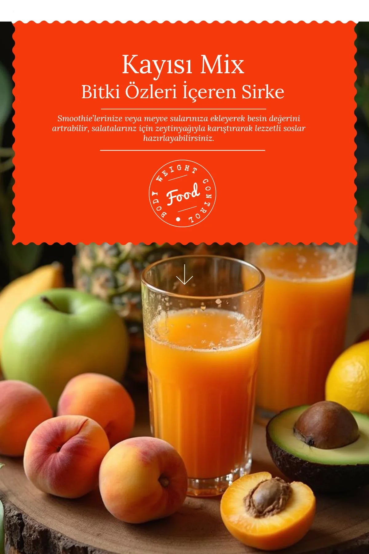 Herbamina Abrikozenmix met plantenextracten Detox Azijn 250ml