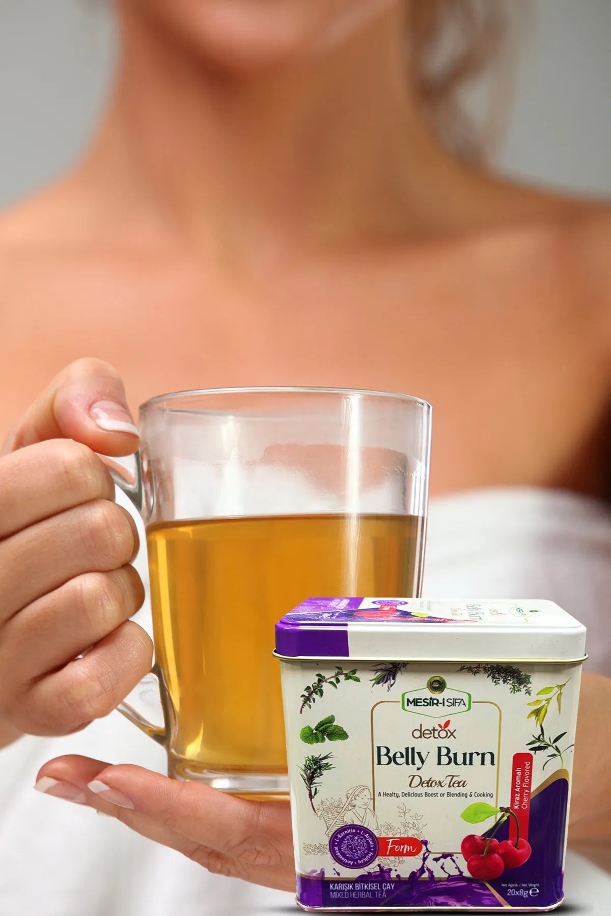 Mesir-i-Sifa Belly Keto Burn Detox Thee 20 stuks x 8gr - Gemengde Kruidenthee - Kersensmaak - een gezonde heerlijke boost of mixen en koken