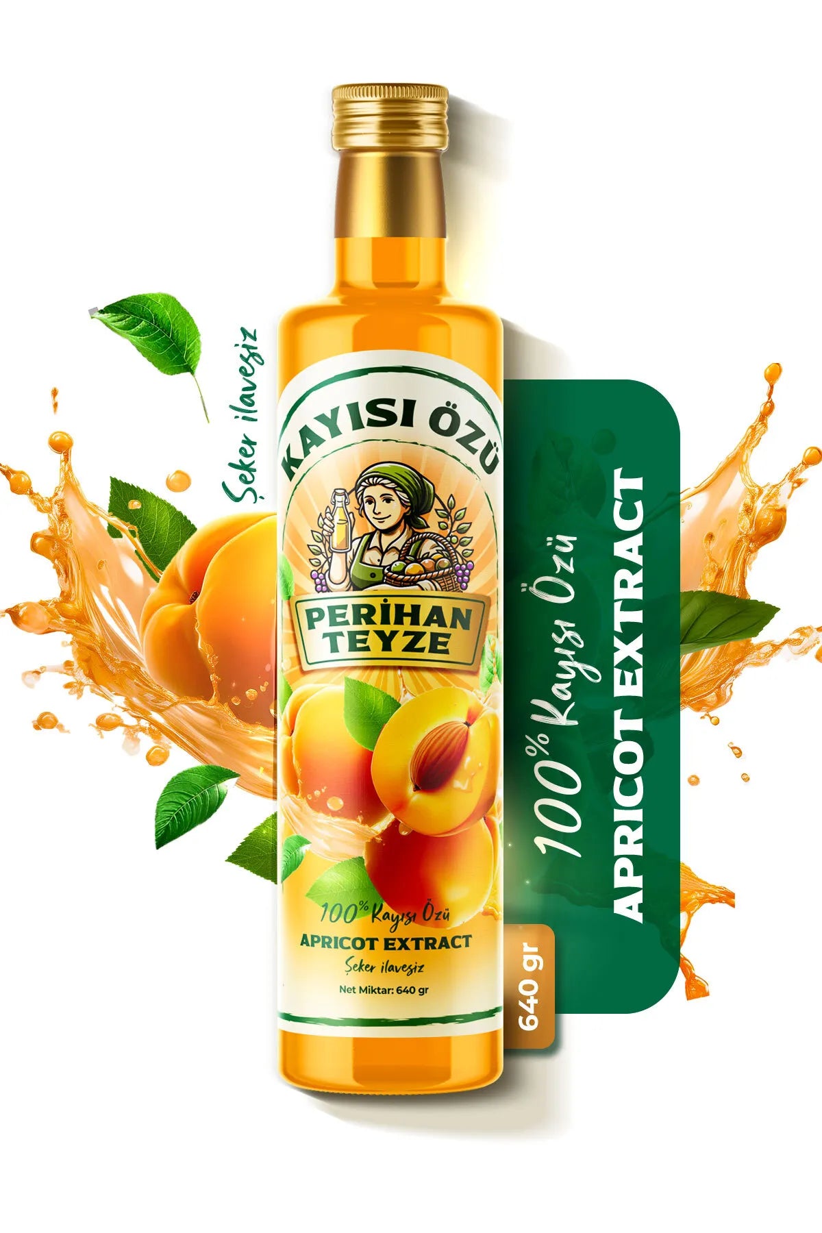 MRS. UMRANTOO Perihan Teyze 100% Abrikozenextract (Kayisi özü) Detox Siroop 640 gr