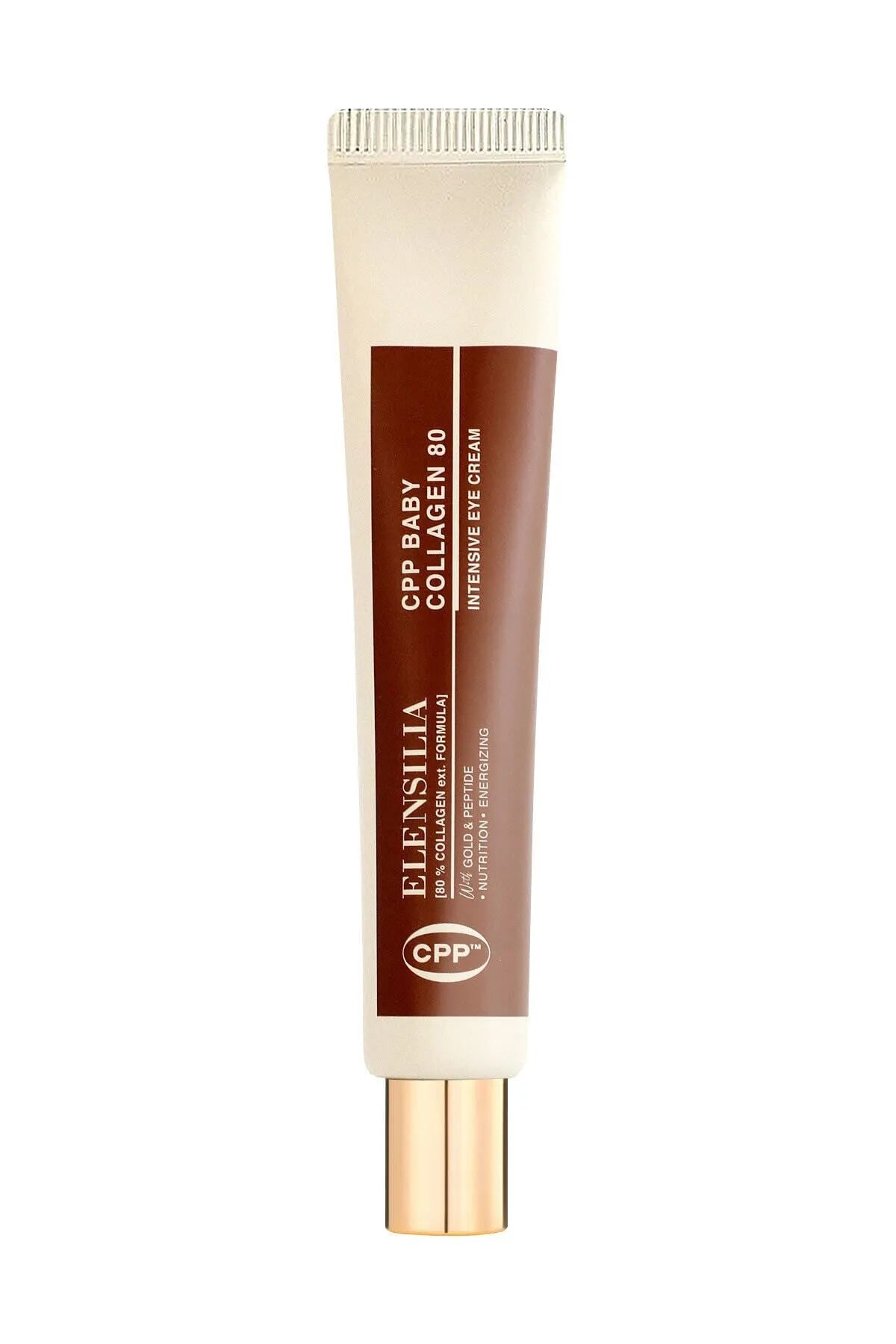 Elensilia CPP Eye Cream Baby Collagen Intensive Eye Cream with Gold & Peptide - 80% Franse collageen fijne lijntjes ondersteuning CPP Baby collageen oogcrème met Goud & Peptide - Voedend & Energiebaar - Alle huidtypen - 30gr