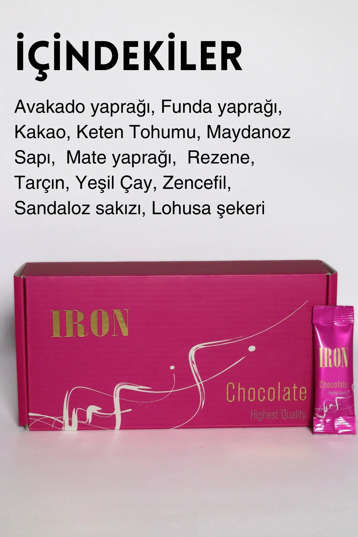 IRON Chocolade Detox in poeder 30 stuks Highest Quality