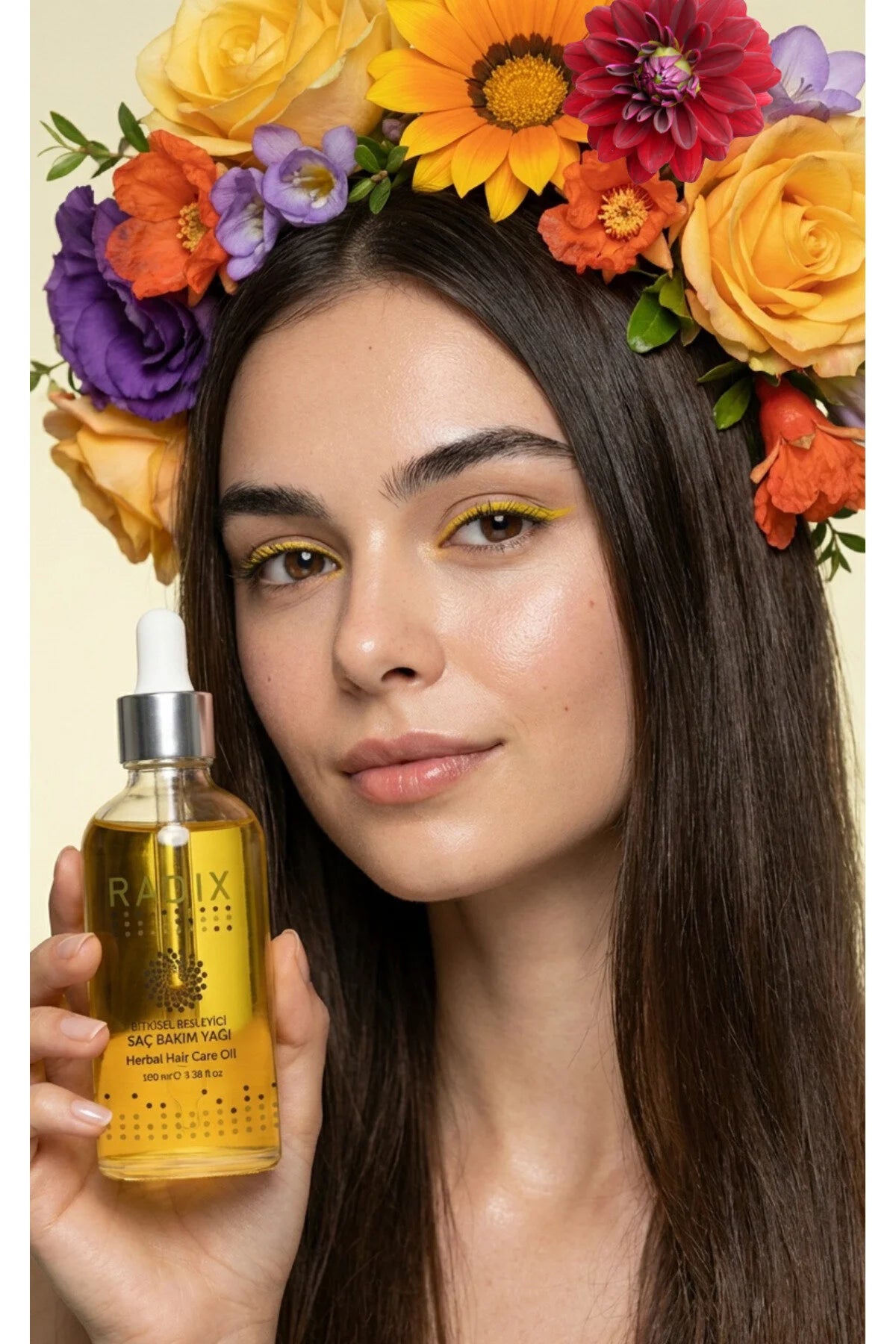 Radix Herbal Hair Care Oil 100 ml – 17 Plantaardige Oliën – Voedende Haar- & Hoofdhuidolie