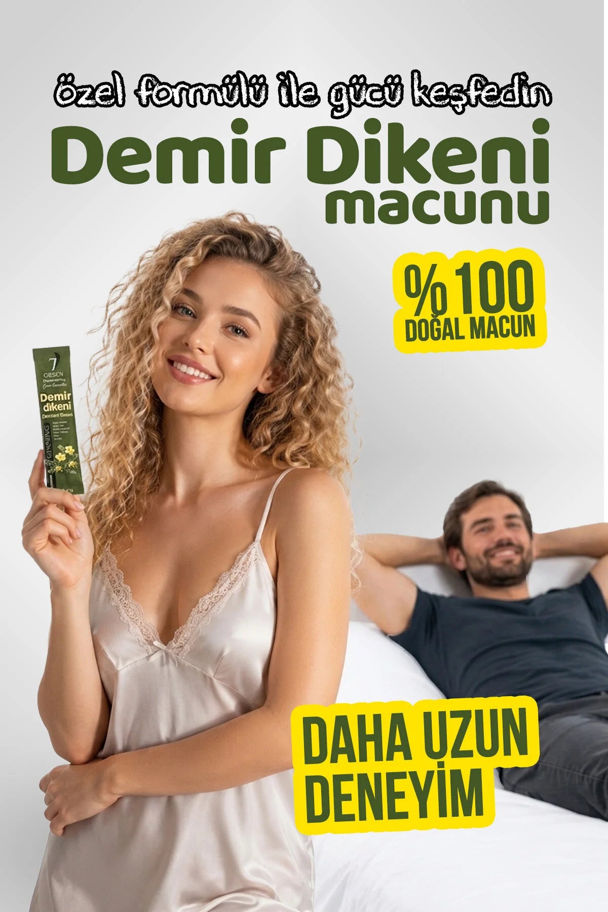 7 Green Demir Dikeni Ekstraktlı Macun – Panax Ginseng, Çakşır Otu, Keçiboynuzu Özü, Polen & Arı Sütü