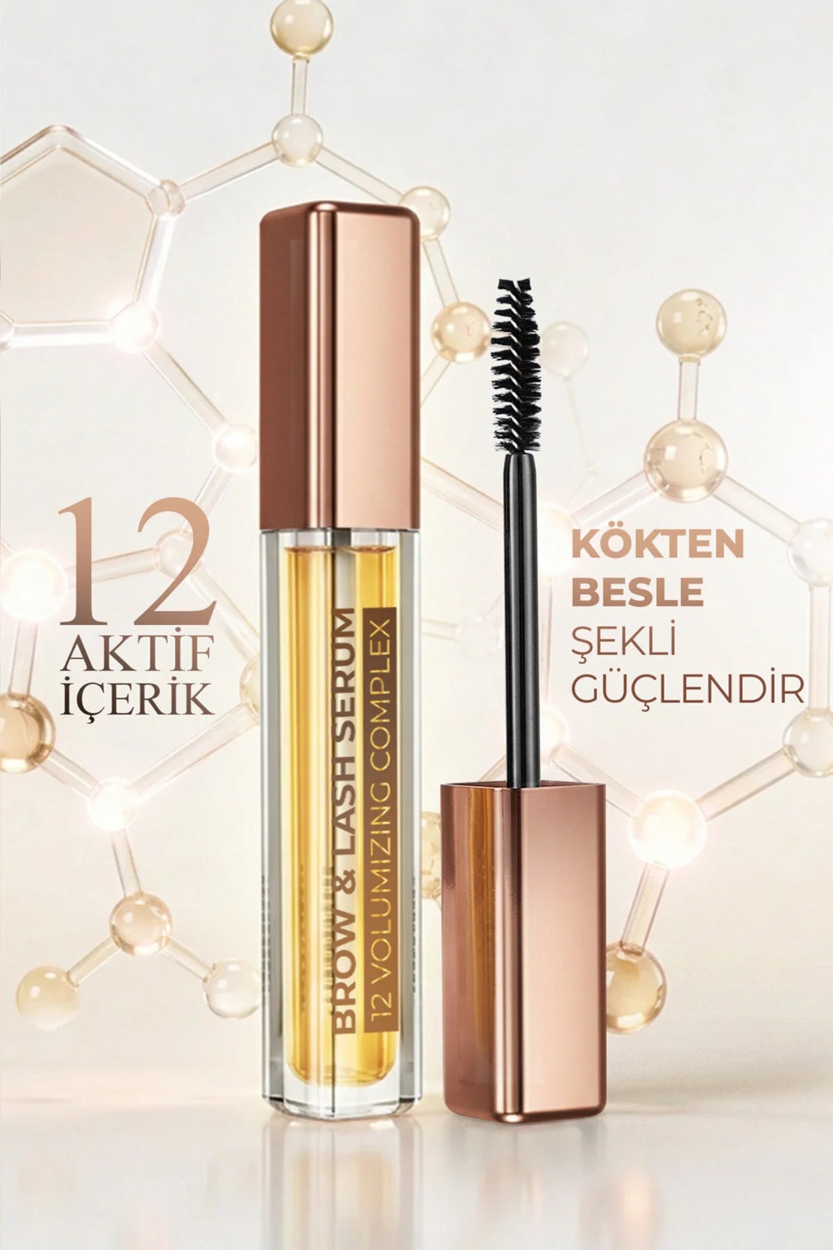 VULLY 12 Active Brow & Lash Serum – Eyebrow and Eyelash Growth Serum