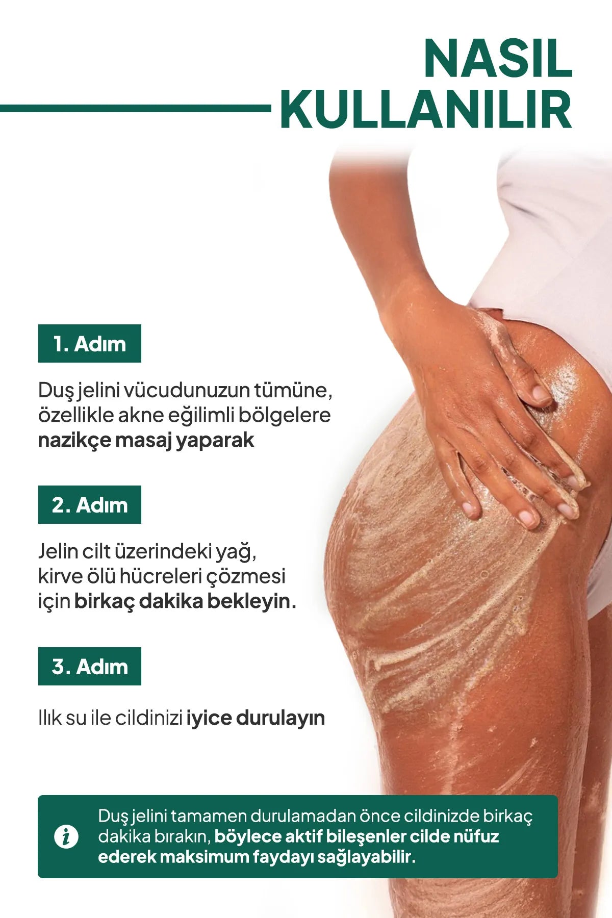 BodyLita Anti-Cellulite Permanente oplossing voor cellulitis met 9% Serum Mud Scrub Body Wash Gel + Brightening (Verhelderend) Effect Schone formule & Directe resultaten - Aangedreven door Body Lita Labs - Vermindert cellulitis in 10 dagen - 150 ml