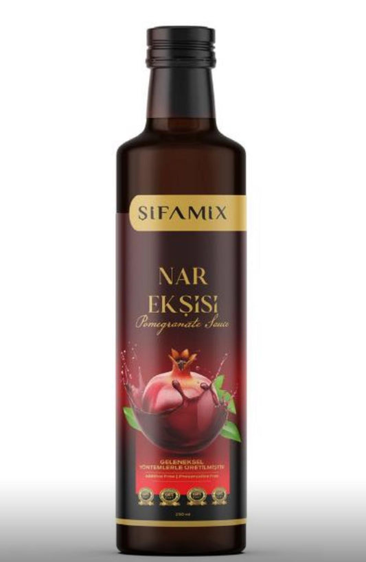 Şifamix Nar Ekşisi – Natuurlijke Granaatappelsiroop 340g | Zonder Toevoegingen