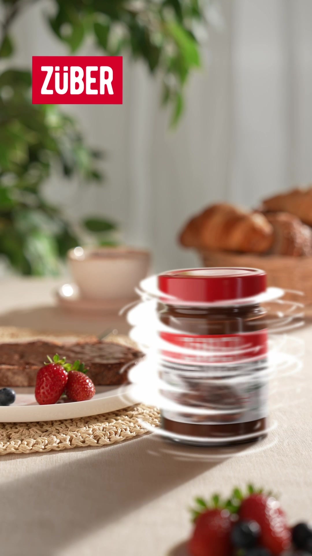 Züber Nutzilla Hazelnootpasta met Cacao – 36% Hazelnoten – Zonder Toegevoegde Suiker – Glutenvrij – Vezelrijk – 315 g