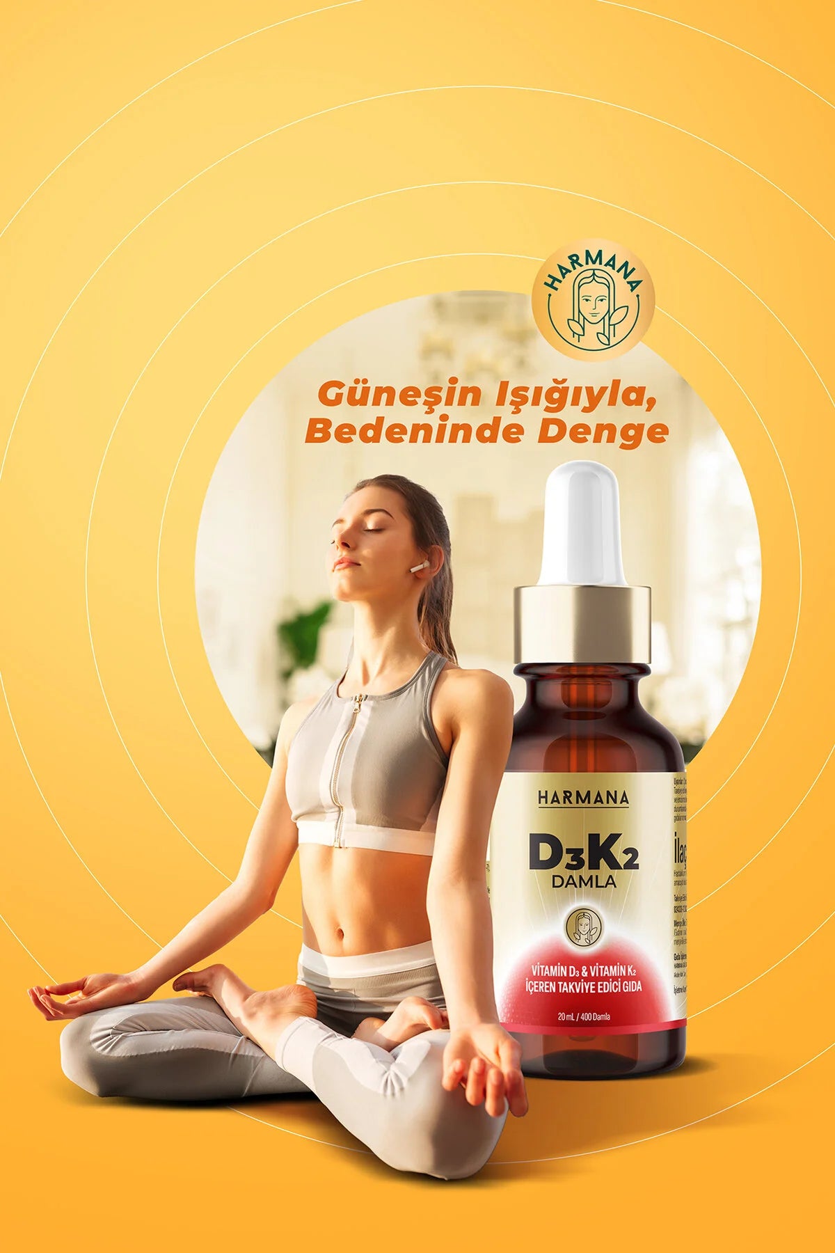 Harmana Vitamine D3 & K2 Druppels 20 ml