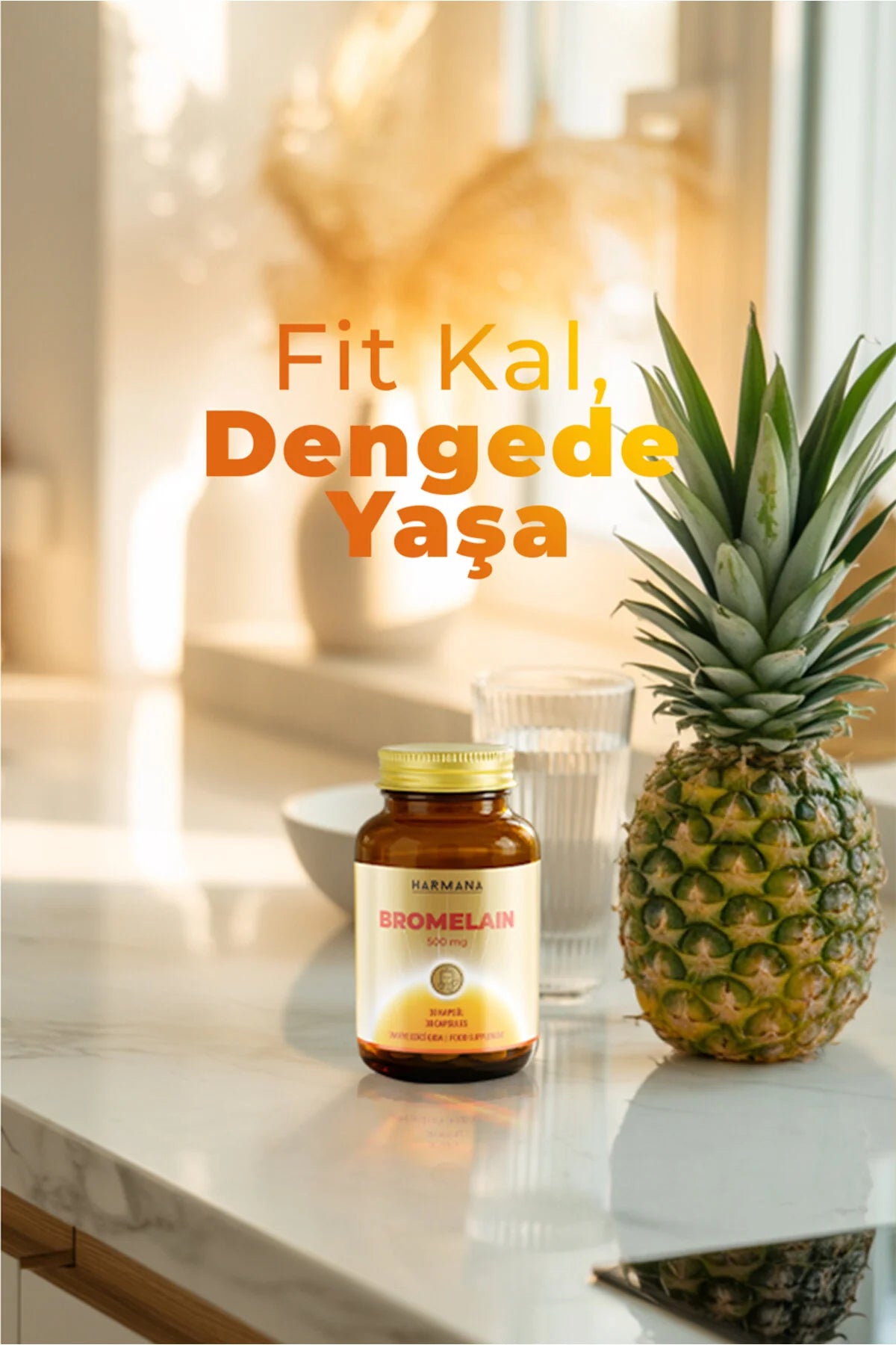 Harmana Bromelaïne 500 mg Capsules – 30 Stuks