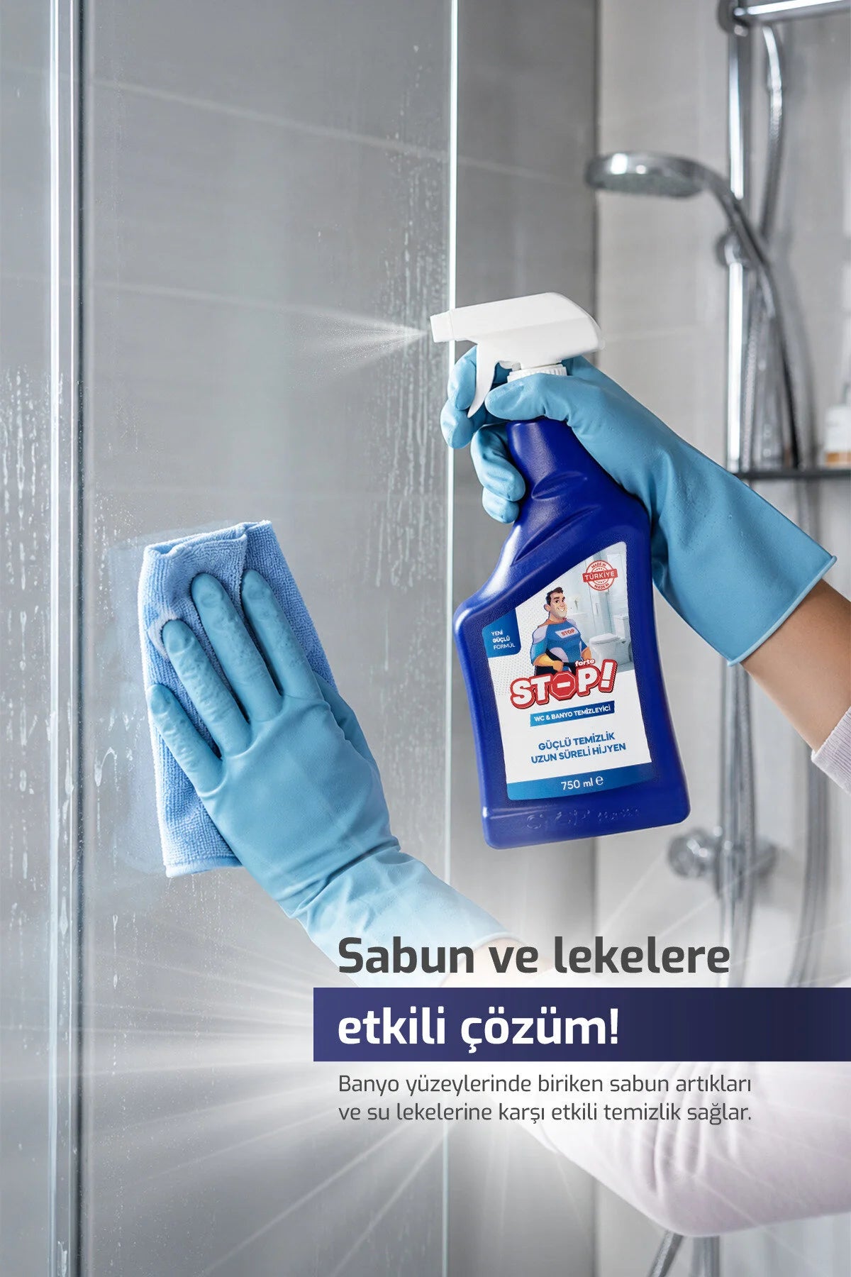 STOP Forte WC & Badkamerreiniger 750 ml