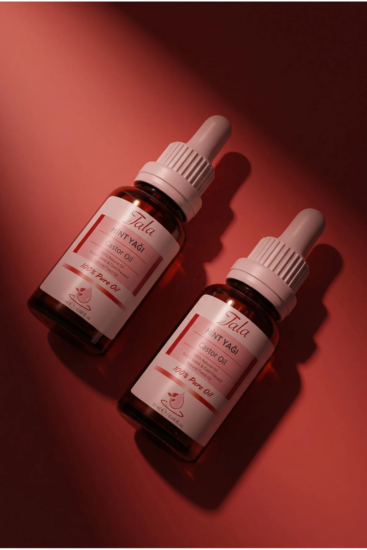 Tala Hint Yağı 20 ml | Soğuk Sıkım Hint Yağı | 100% Pure Castor Oil