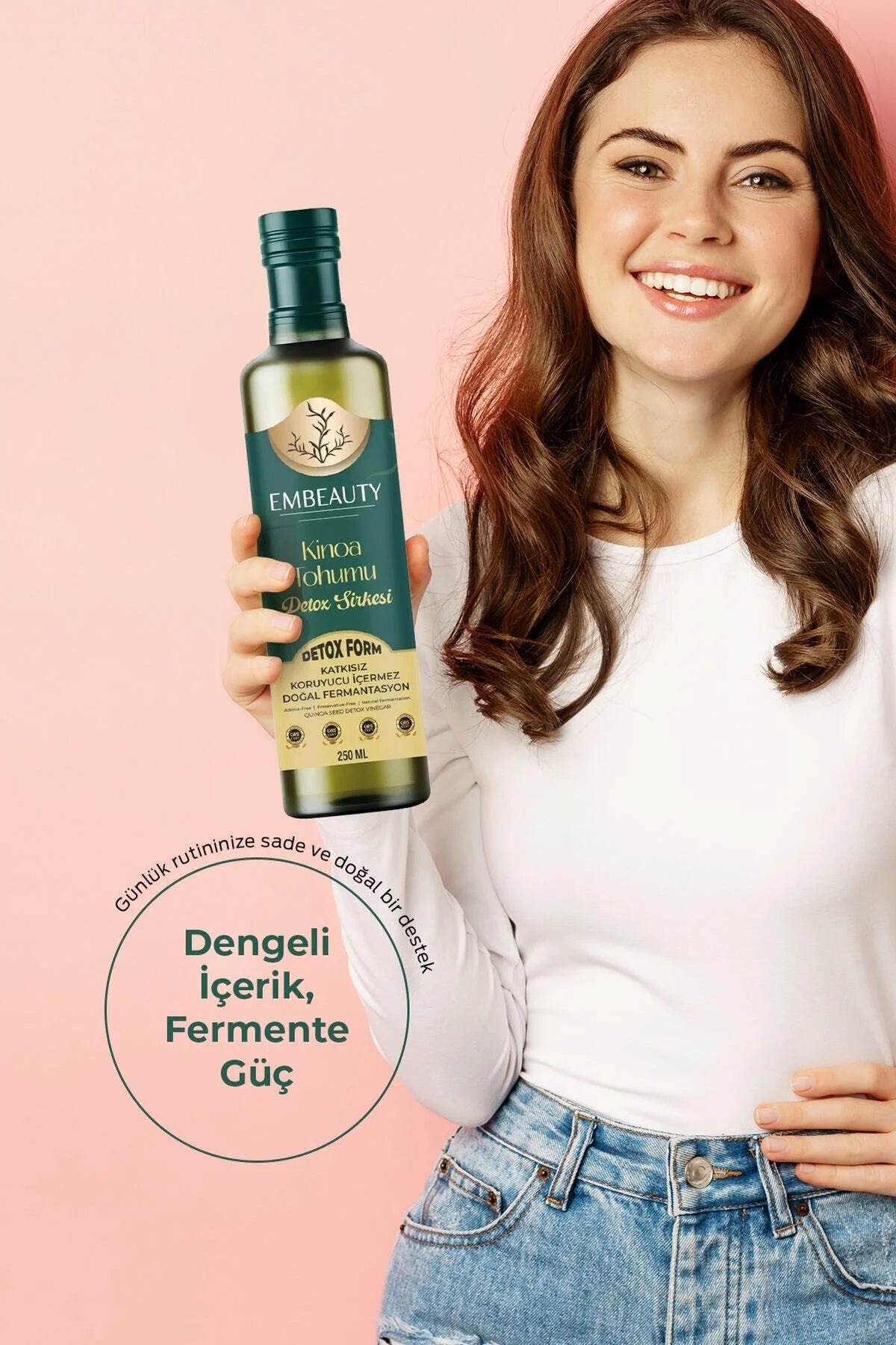 Embeauty Quinoazaadazijn – Natuurlijk Gefermenteerde Azijnmix – 250 ml