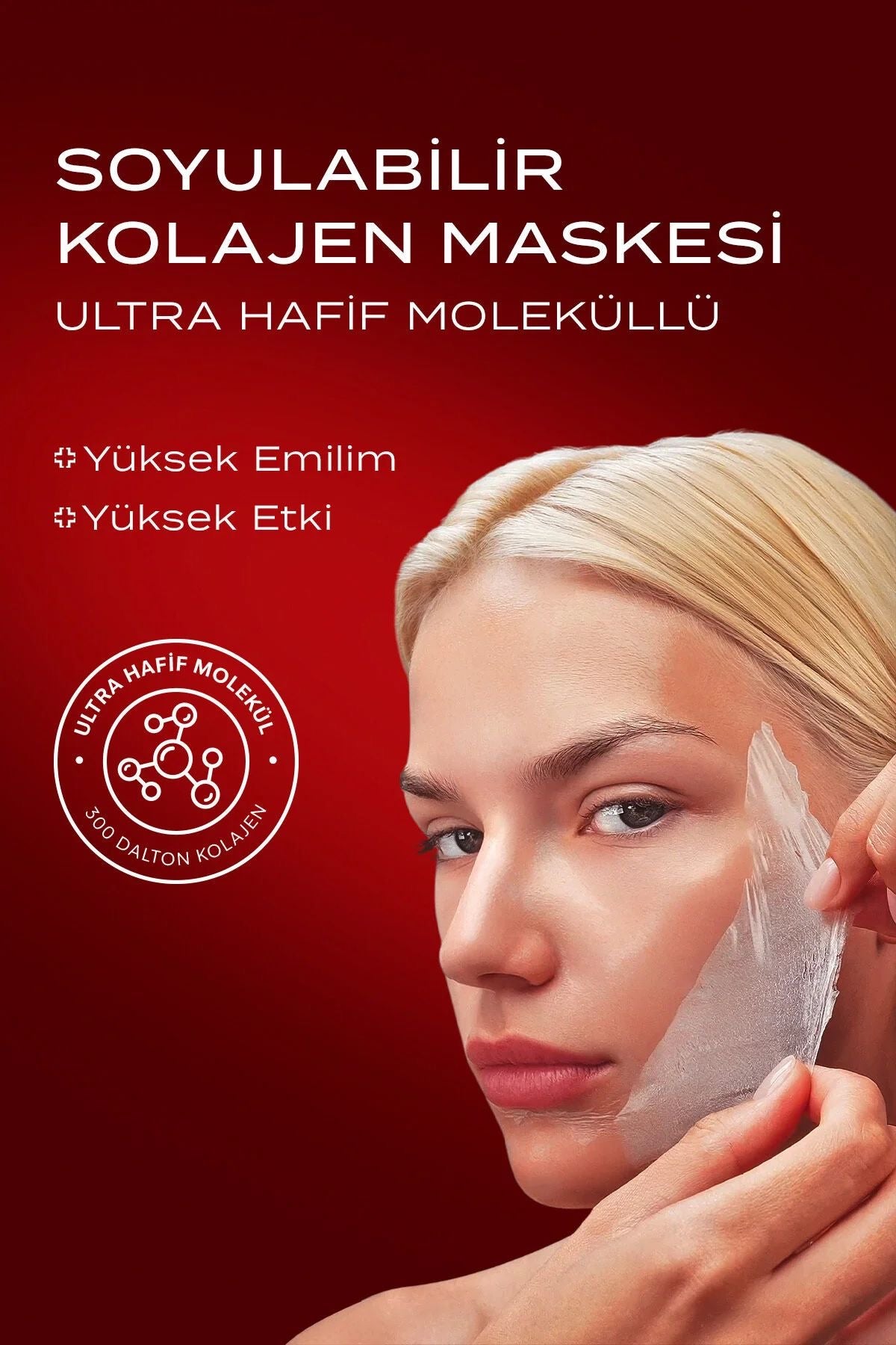 Acqua Perfection Red Lacto Collagen Wrapping Mask - Afpelbaar Collageenmasker - Gezichtmasker - 300Da Collagen - Peel-off masker - Poriënverfijnend & Verstevigend - Alle huidtypen - 70 ml