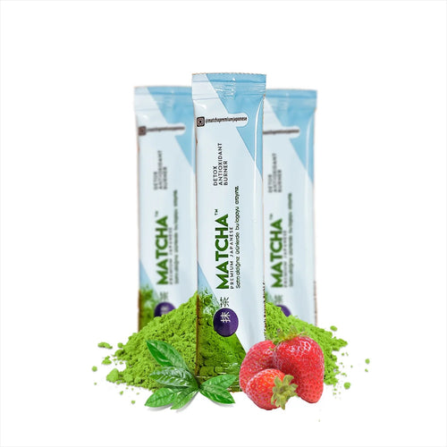 Matcha Premium Groene Thee met Aardbeismaak – 20 x 10 g Sachets
