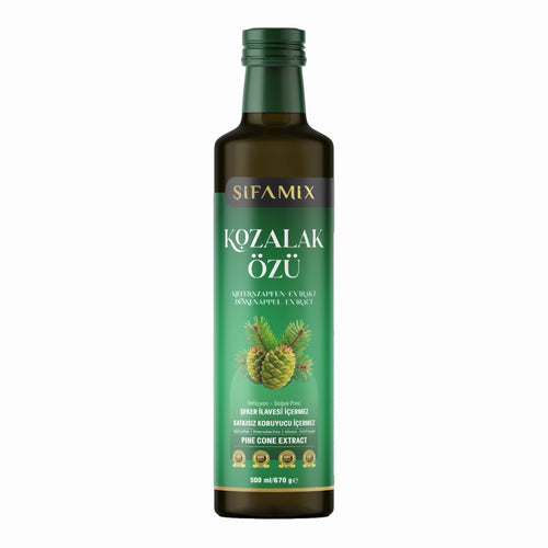 Sifamix Kozalak Özü – Dennenkegel Extract met Johannesbrood- & Jeneverbesmelasse – Zonder Toegevoegde Suiker – 500 ml