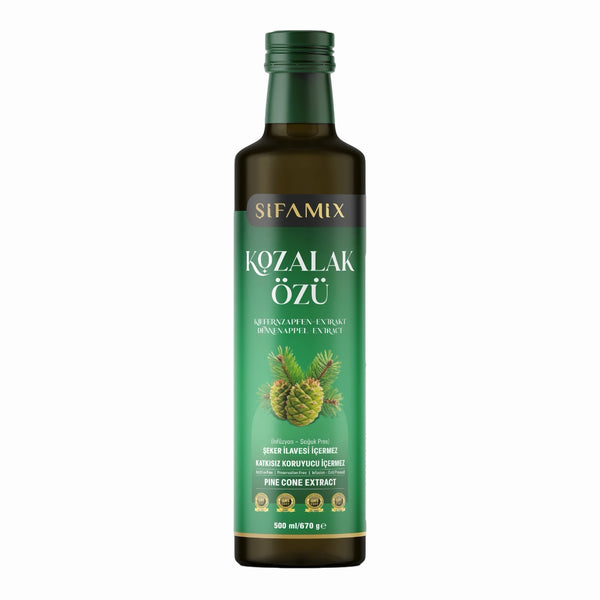 Sifamix Kozalak Özü – Dennenkegel Extract met Johannesbrood- & Jeneverbesmelasse – Zonder Toegevoegde Suiker – 500 ml