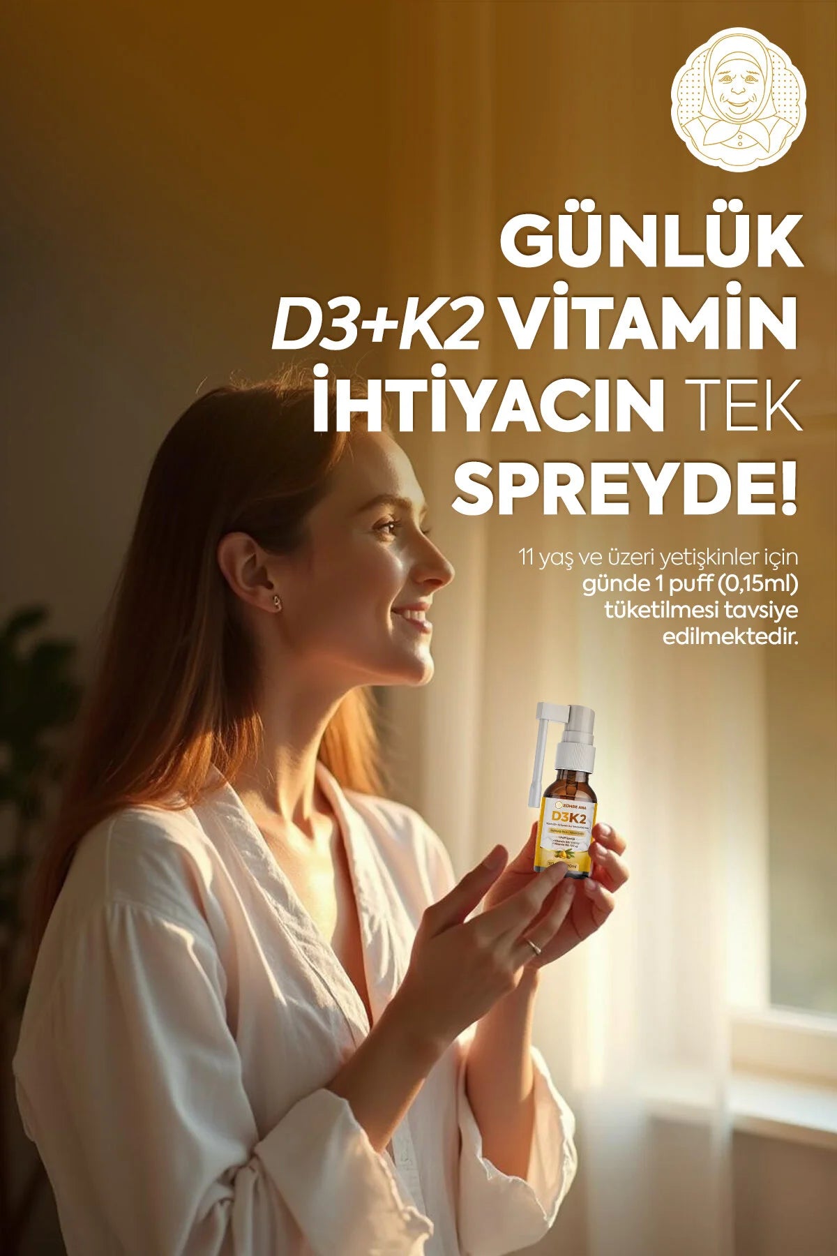 Zühre Ana Vitamine D3 + K2 Spray 20 ml