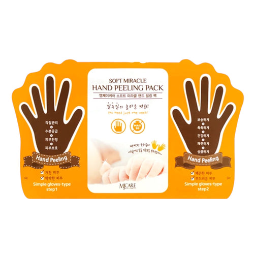 MJ Care Soft Miracle Hand Peeling Pack – Peeling Handmasker – Handschoenenmasker – Exfoliërend & Verzorgend – 1 Paar