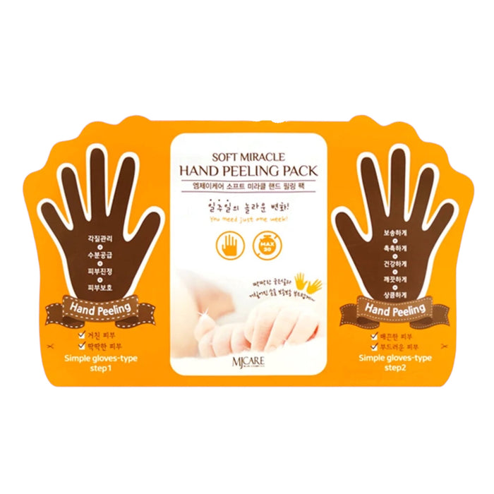 MJ Care Soft Miracle Hand Peeling Pack – Peeling Handmasker – Handschoenenmasker – Exfoliërend & Verzorgend – 1 Paar