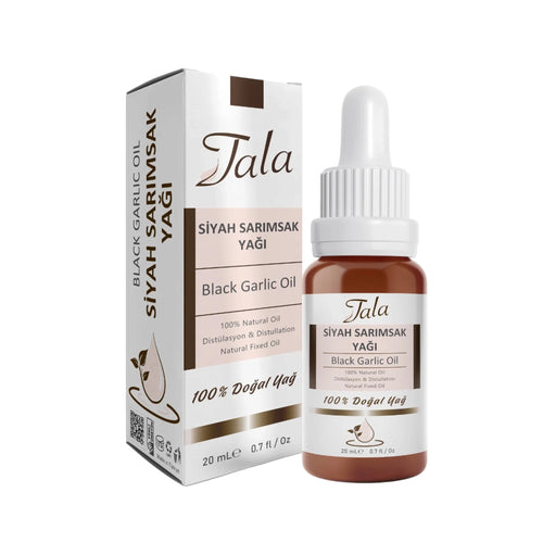Tala Zwarte Knoflookolie – Black Garlic Oil – 100% Natuurlijke Olie – Koudgeperst – Voor Haar & Huid – 20 ml