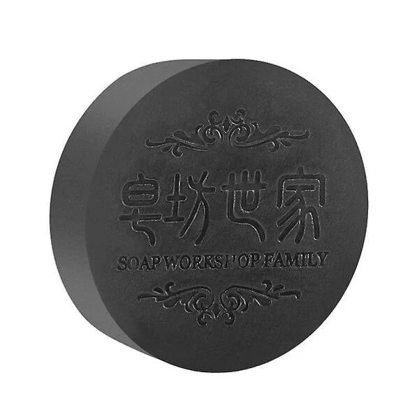 Polygonum Zeep Soap - Shampoozeep voedt haar en hoofdhuid diep - Laat donker haargroei (geen witte haar meer) Verwijderen van schilfers Beschadigd haar te herstellen Tegen grijze ontharing Reiniging Anti-verlies Voeden Gladmakend Alle haartypen 100g