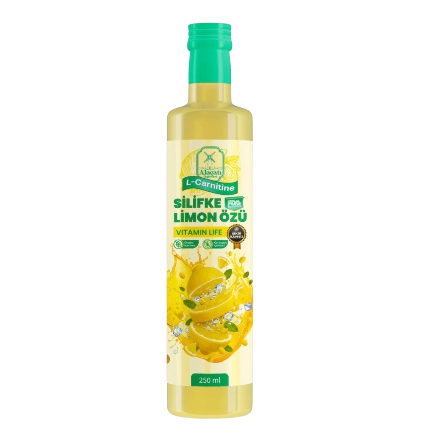 Alaçatı Değirmeni L-Carnitine Silifke Limon Özü 250ml