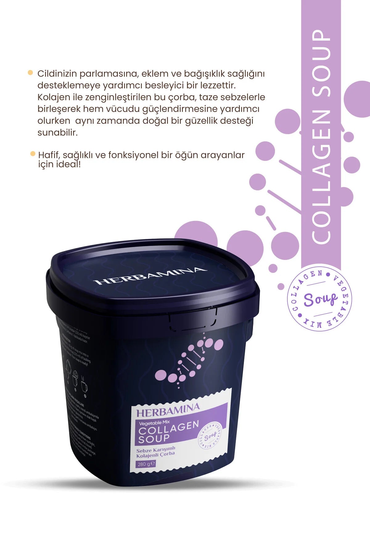 Herbamina Collageen Groentesoep-280g