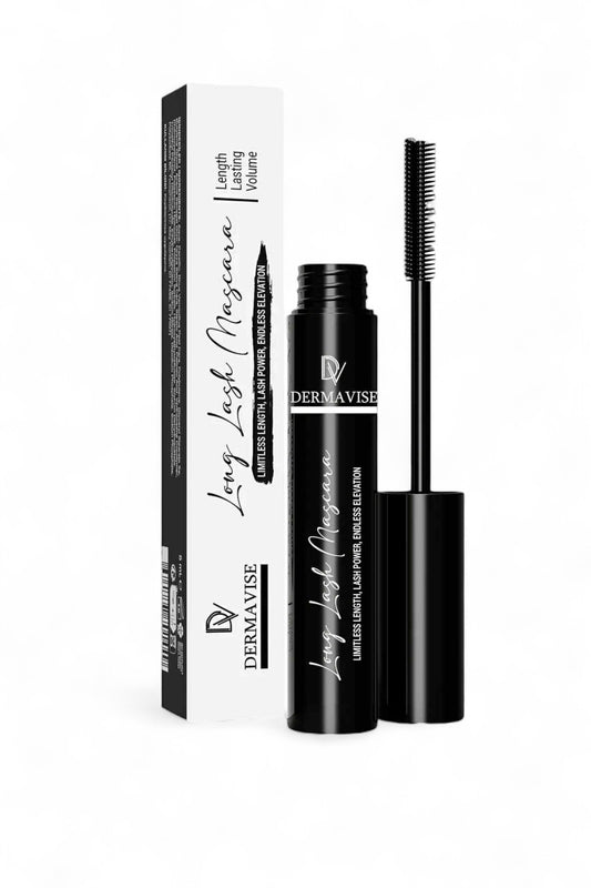 Dermavise Long Lash Mascara Length Lasting Volume - Mascara voor lange wimpers - Groot Volume-Effect - Onbeperkte lengte - Wimperkracht - Eindeloze hoogte - 6,5 ml