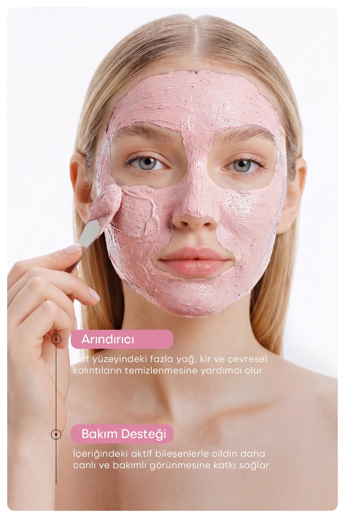 Rivance Clarifying Clay Mask 120 ml – Gezichtsmasker met Niacinamide, AHA, Kaolin & Tea Tree Oil