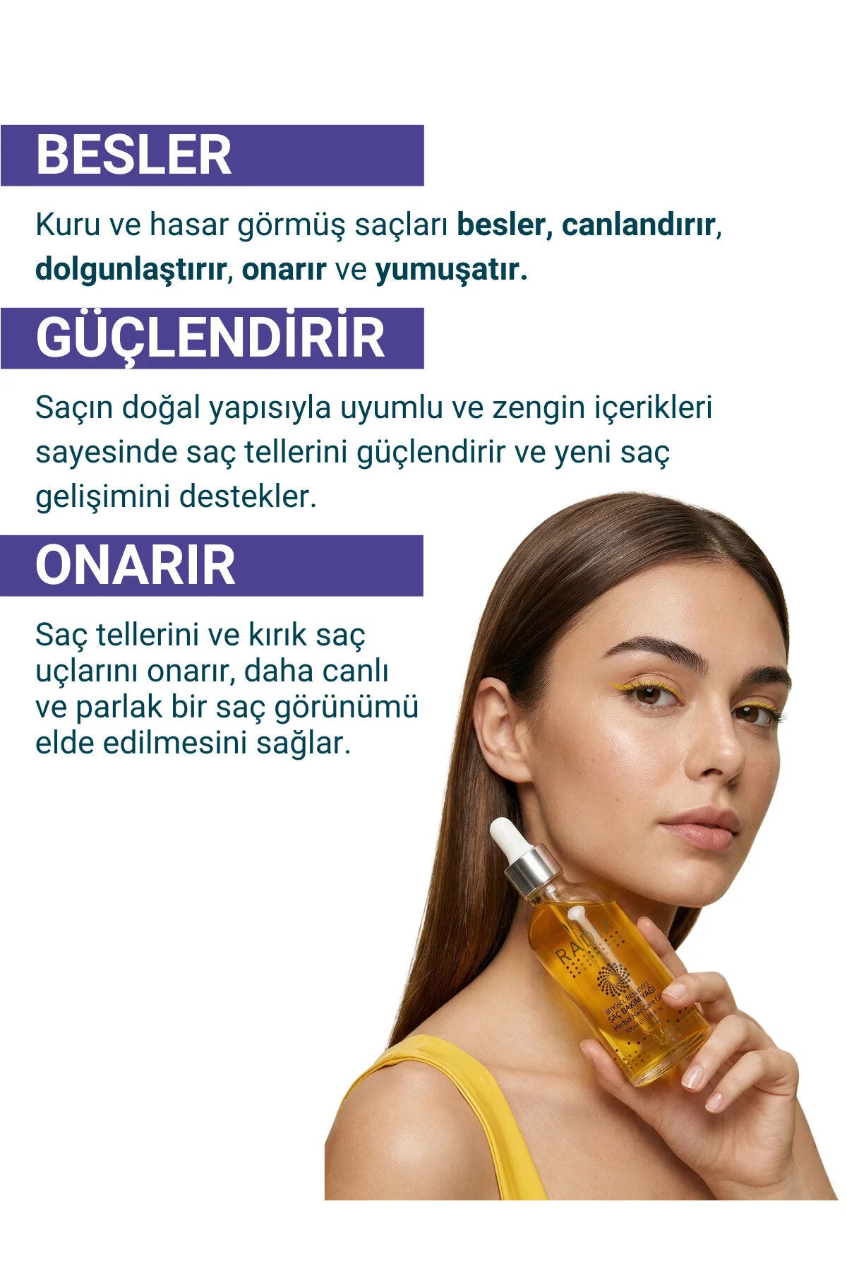 Radix Herbal Hair Care Oil 100 ml – 17 Plantaardige Oliën – Voedende Haar- & Hoofdhuidolie