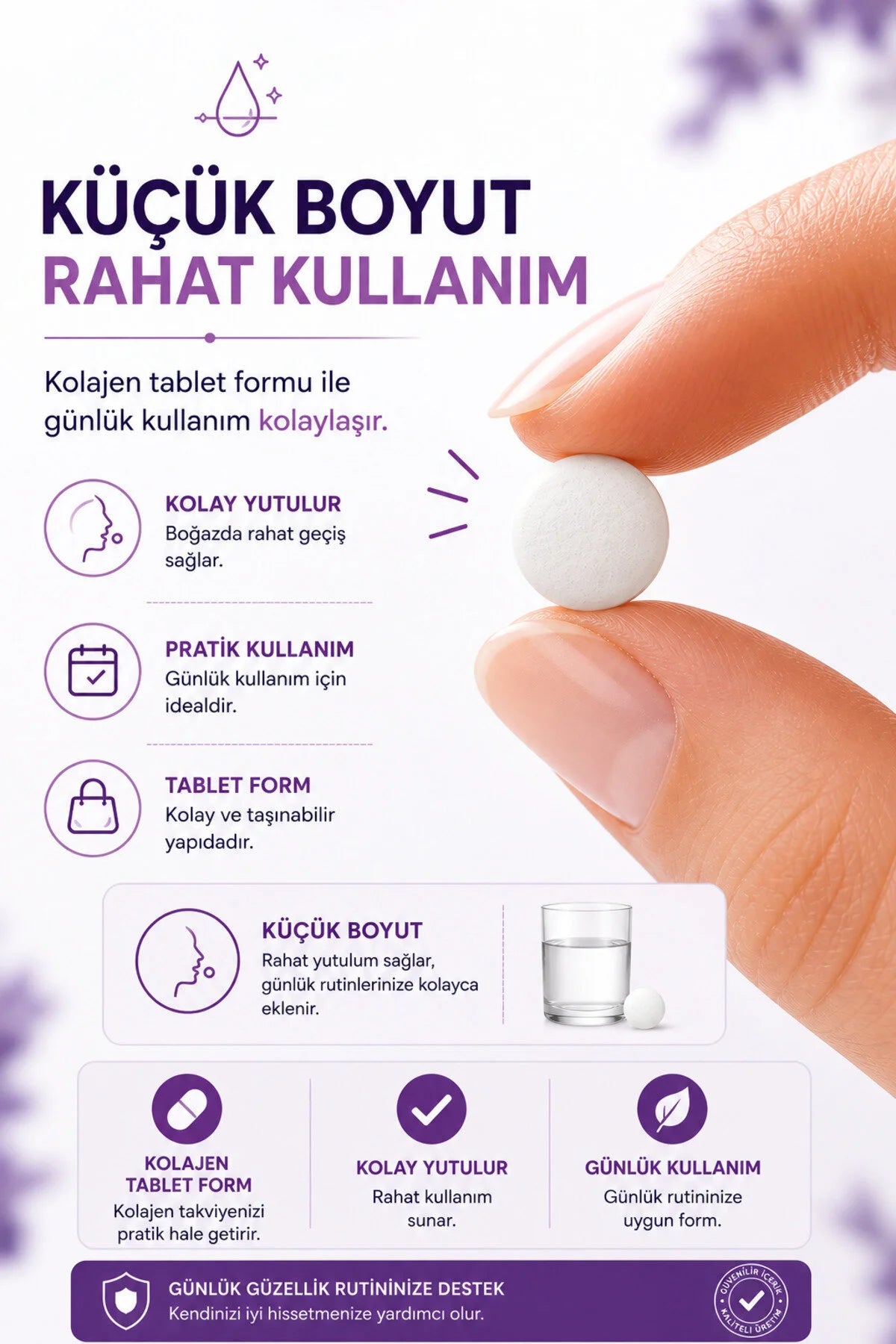 Collagen Life Hydrolyzed Collagen Type I, II, III, V & X met Vitamine C, Zink en Selenium - 90 Tabletten