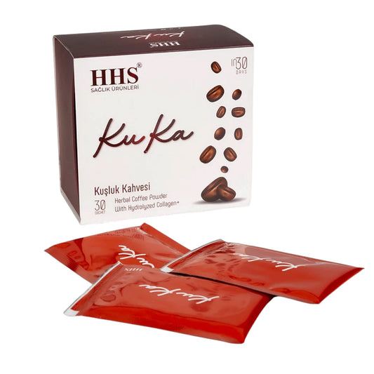 HHS KuKa Coffee – Kruidenkoffie met Collageen & Vitamine C – 30 Zakjes